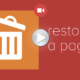 WP Restoring Pages